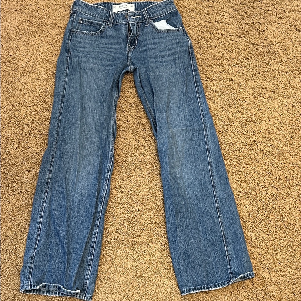 Hollister Women's Straight Leg Blue Jeans